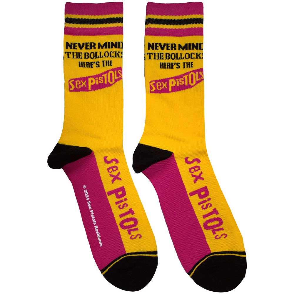 The Sex Pistols Never Mind The Bollocks Stripes Socks